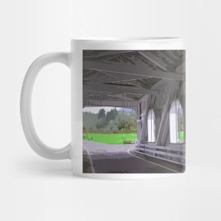 Inside A Covered Bridge Mug